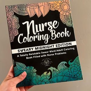 Nurse Themed Adult Coloring Book